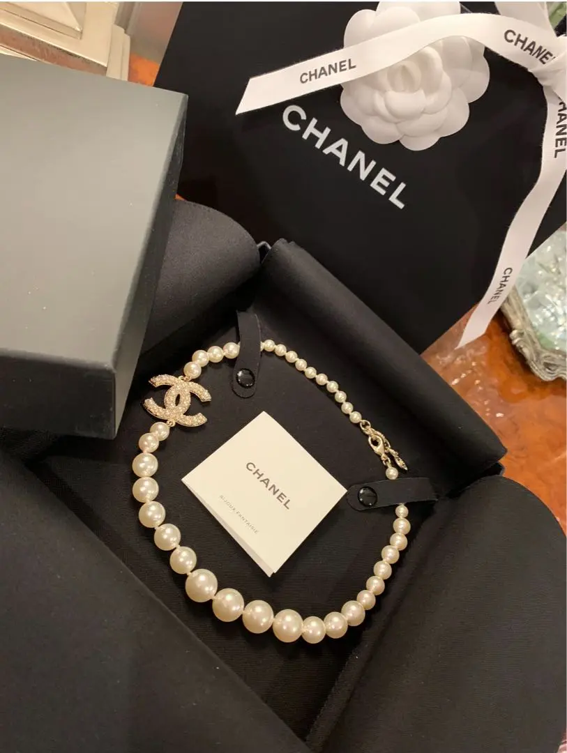 CHANEL　100周年記念刻印　CCココパールネックレス　新品未使用品　正規品 CHANEL - 【新品未使用】シャネルCHANEL 100周年記念 復刻