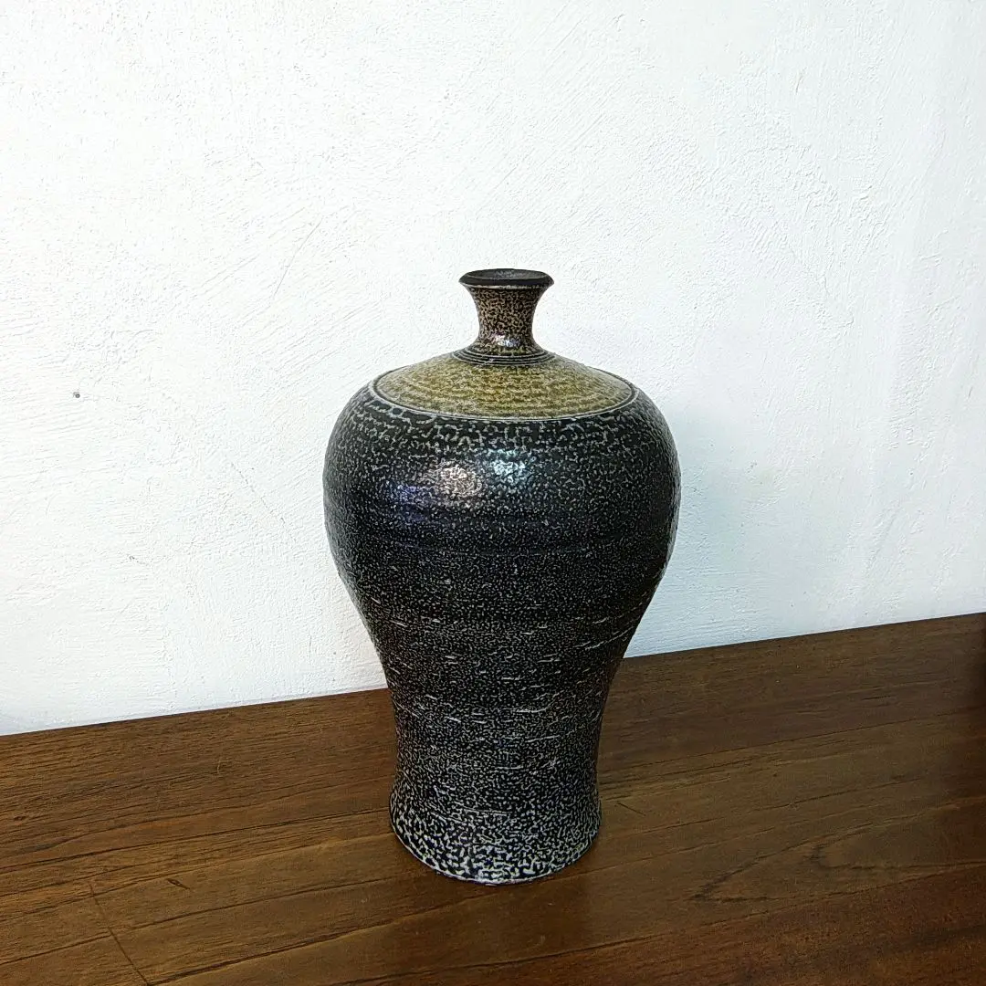 田中正生　伊賀窯変茶入 (検索 信楽焼 備前焼 古伊賀 田中正生 伊賀窯変茶入 (検索 信楽焼 備前焼 古伊賀