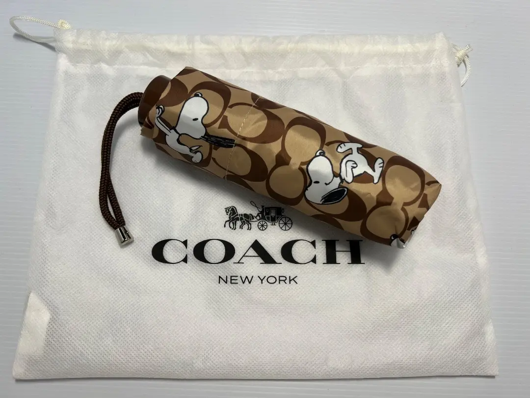 ✿週末値下げ✿ COACH 2025 PEANUTS コラボ 晴雨兼用折り畳傘 2025年最新】coachスヌーピー傘の人気アイテム - メルカリ