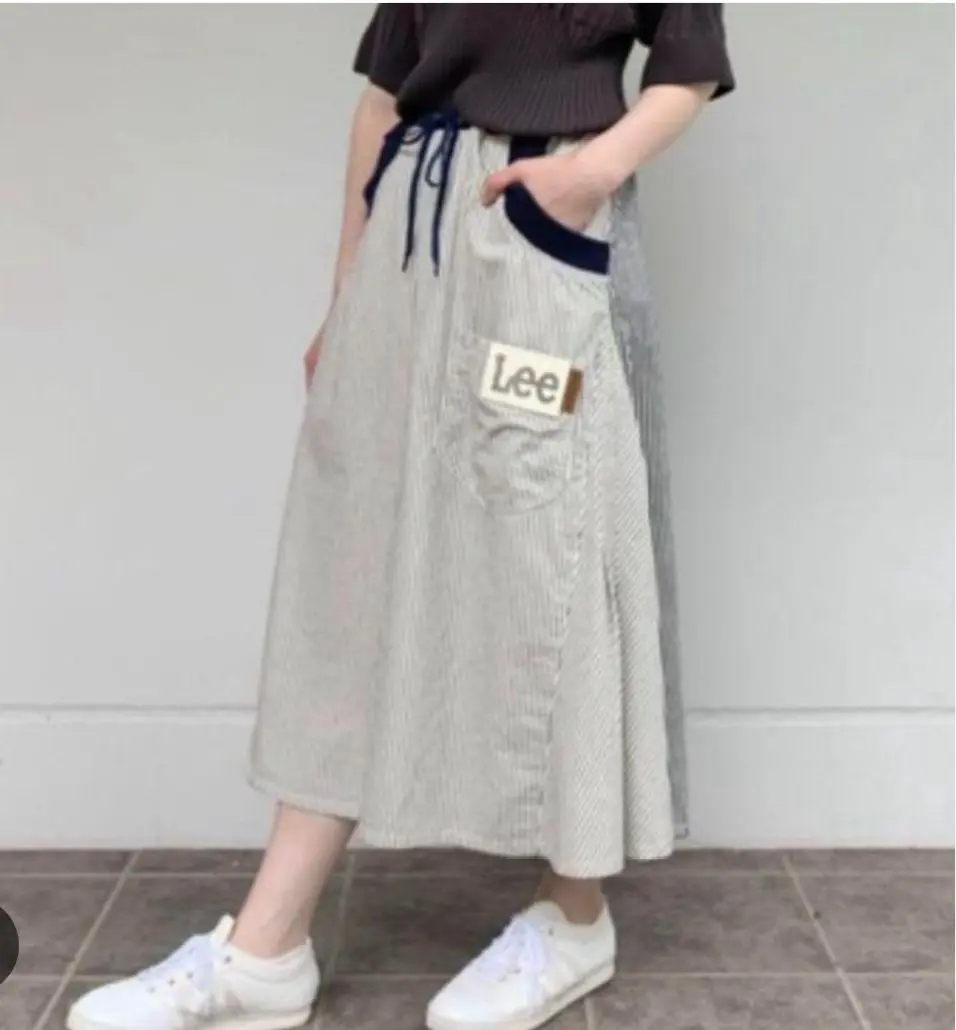 人形商品　メルシーボークー✕Lee　コラボデニムスカート　美品　M 2025年最新】メルシーボークー lee スカートの人気アイテム