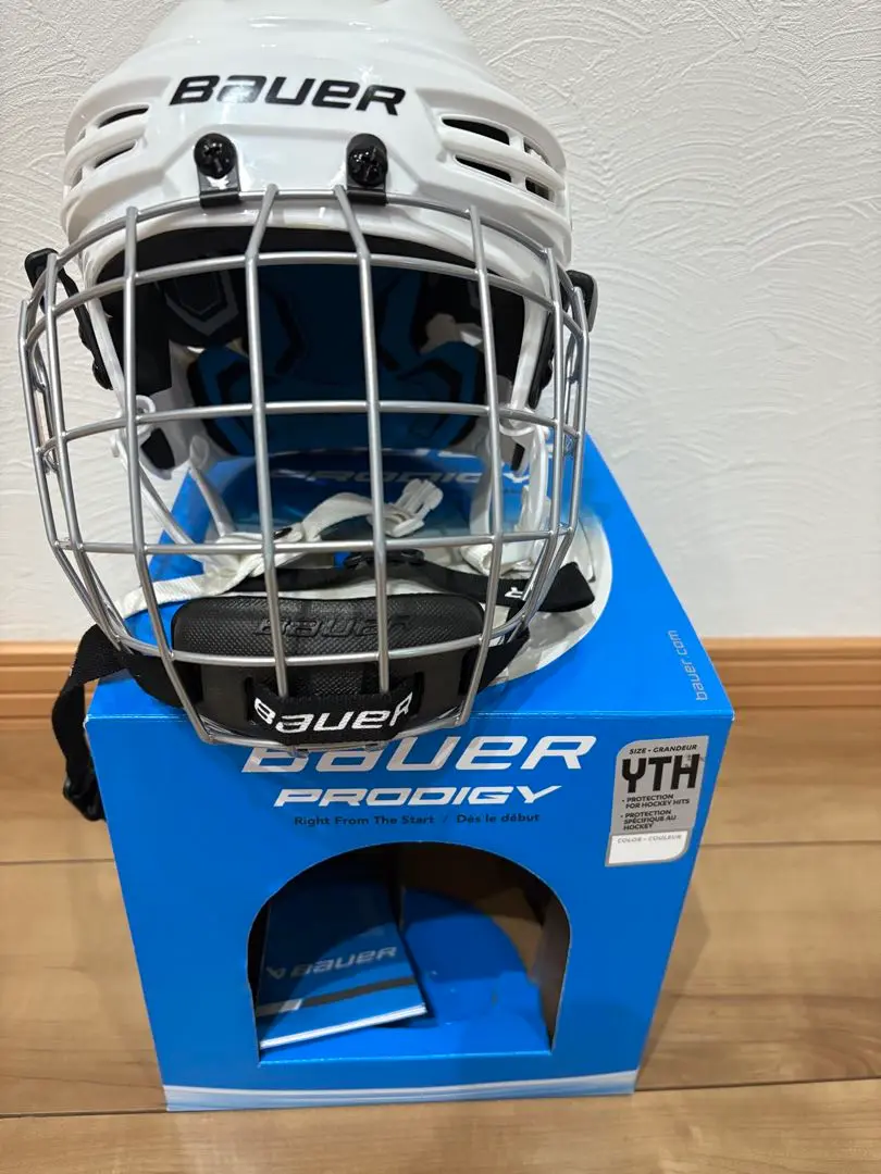 BAUER - アイスホッケー　キーパー　ヘルメット BAUER ヘルメット リアクト 150 アイスホッケー【SALE