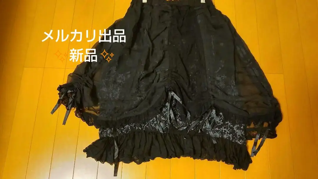 新品未使用タグ付き h.NAOTO Blue Rose パニエ スカート ゴス