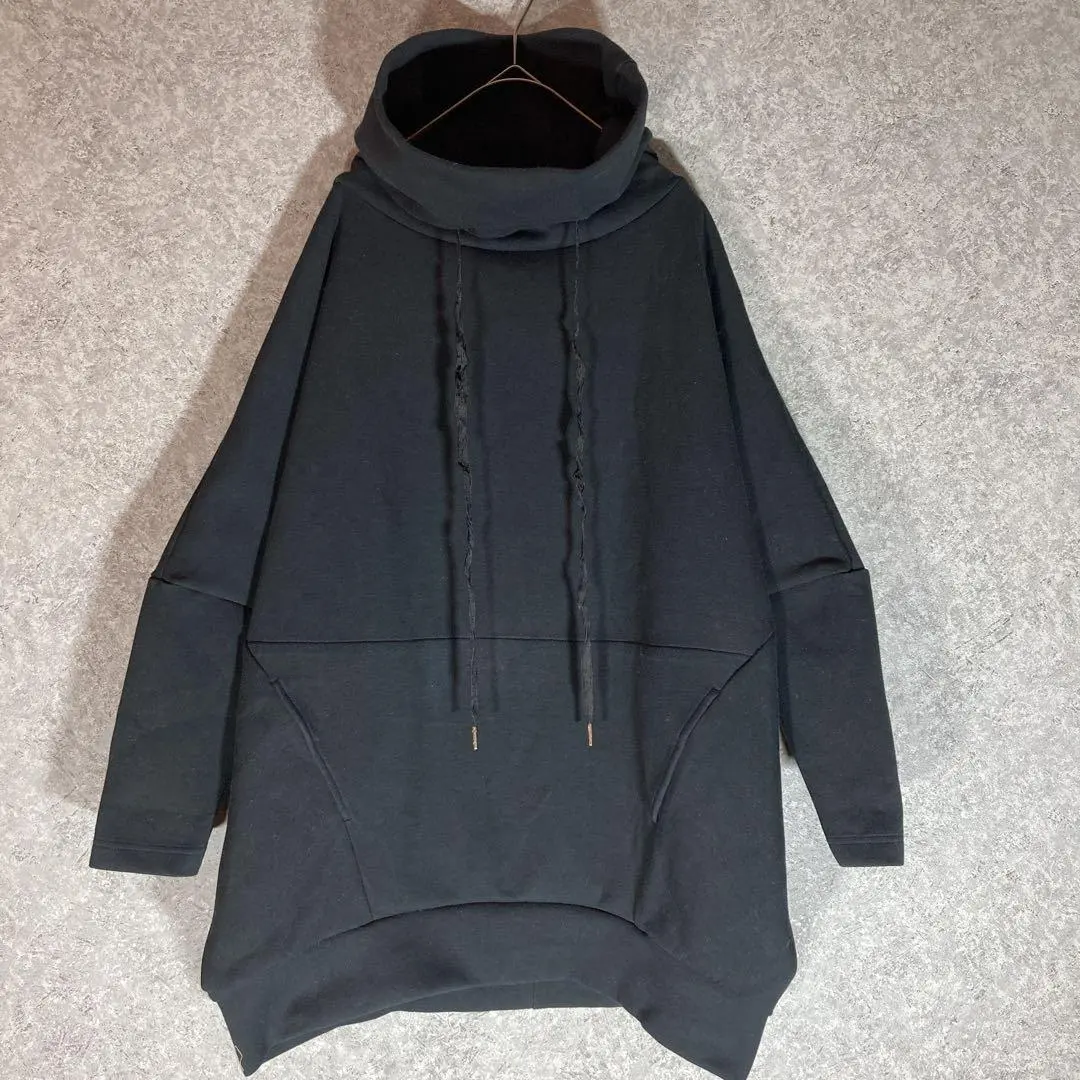 Thumbnail of Popular ✨ Suhirai (M) Off-Neck Hoodie ☘️ Irregular/Made in Japan/Stylish/