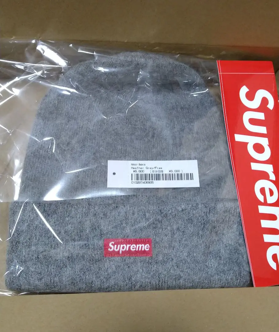 【新品未使用】Supreme モヘア ビーニー Grey 試着なし 2025年最新】supreme mohair beanie 