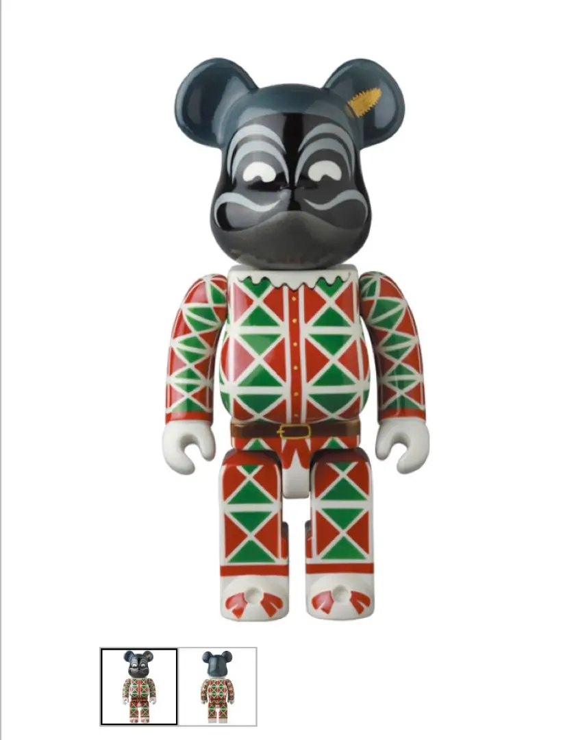 MEDICOM TOY - 九谷BE@RBRICK 【青華紅彩花唐草紋】400