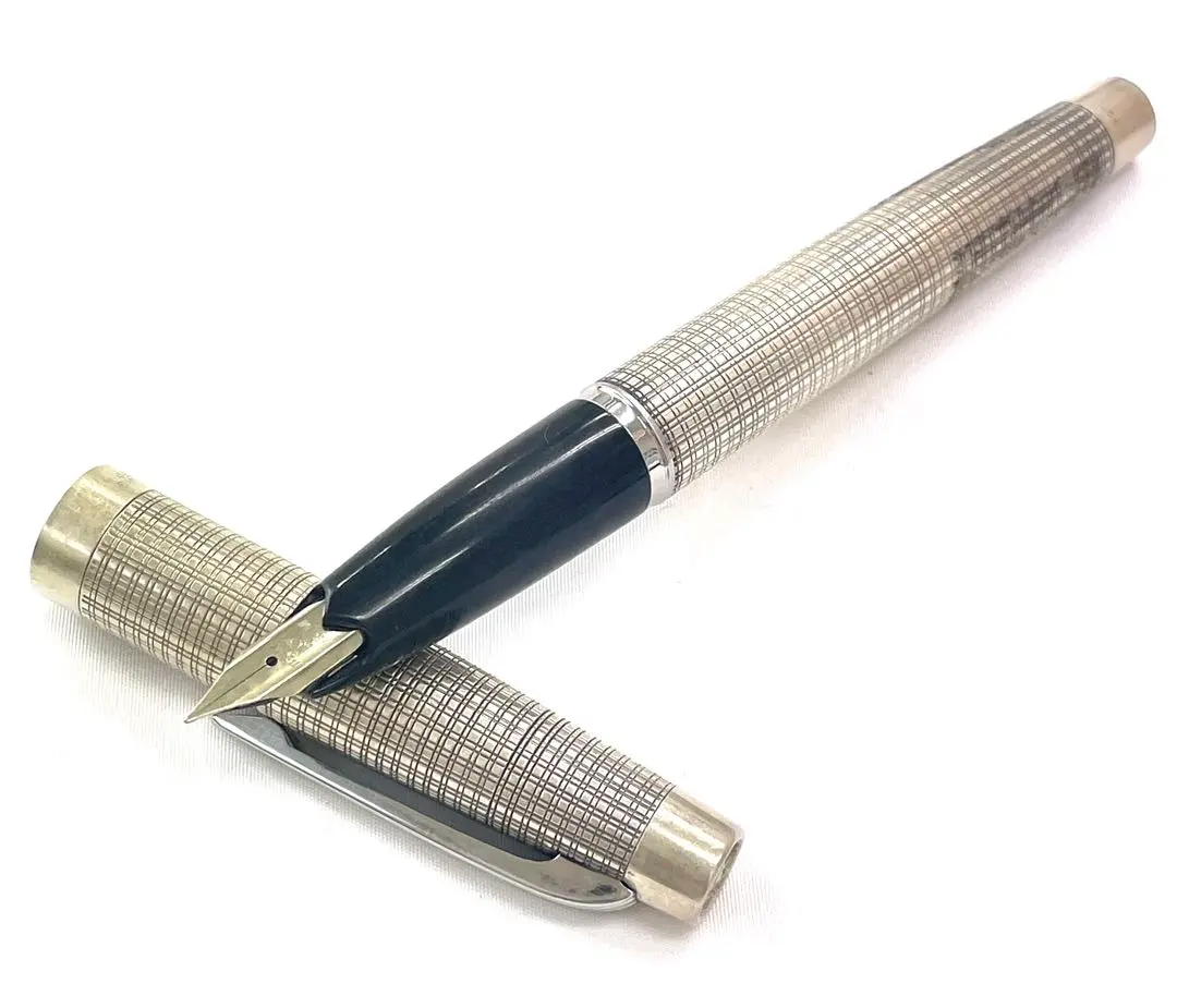 PILOT CUSTOM FOUNTAIN PEN NIB SIZE F 18K SILVER STRIPE MADE