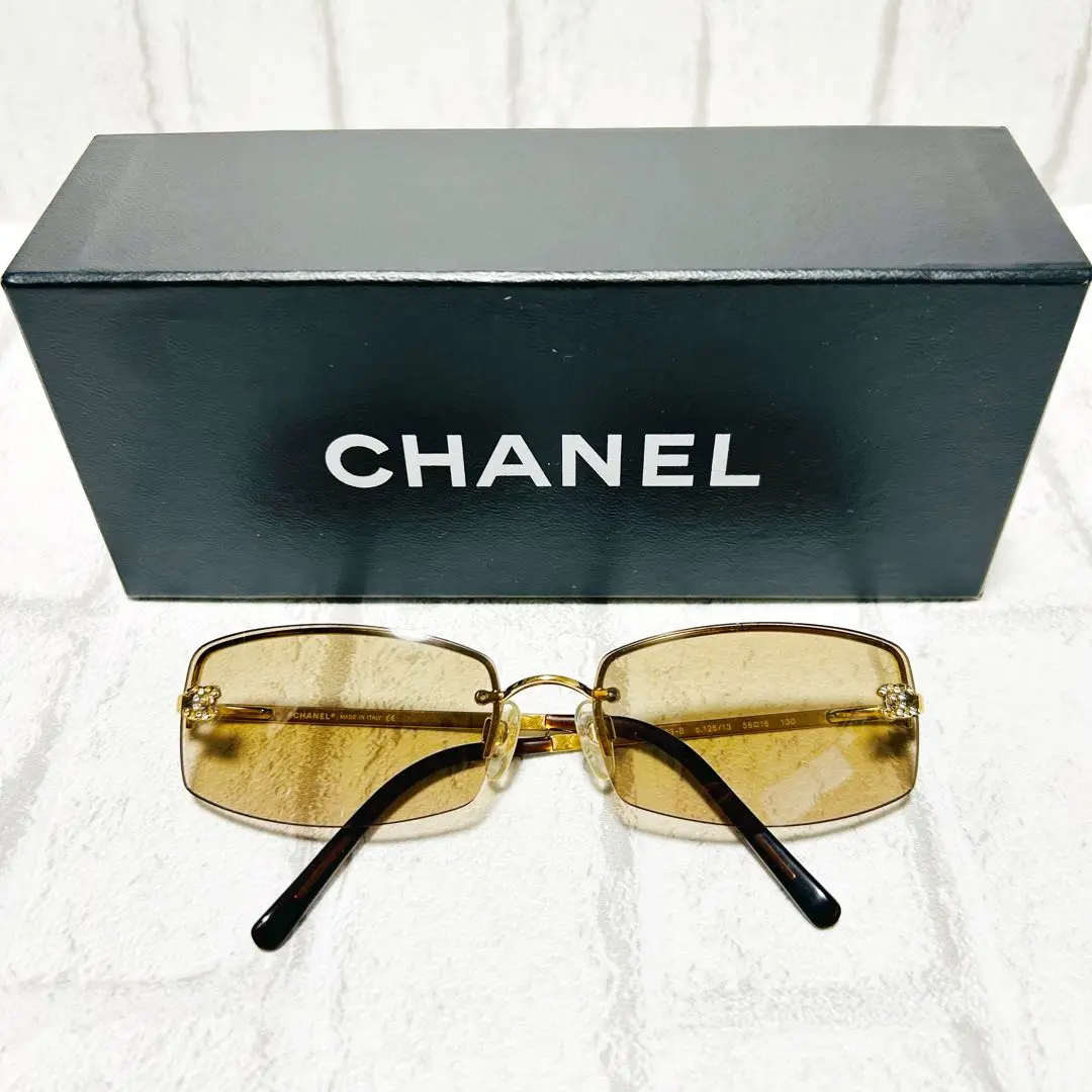 CHANEL シャネル サングラス 度なし 4093-B ラインストーン CHANEL シャネル サングラス 度なし 4093-B ラインストーン
