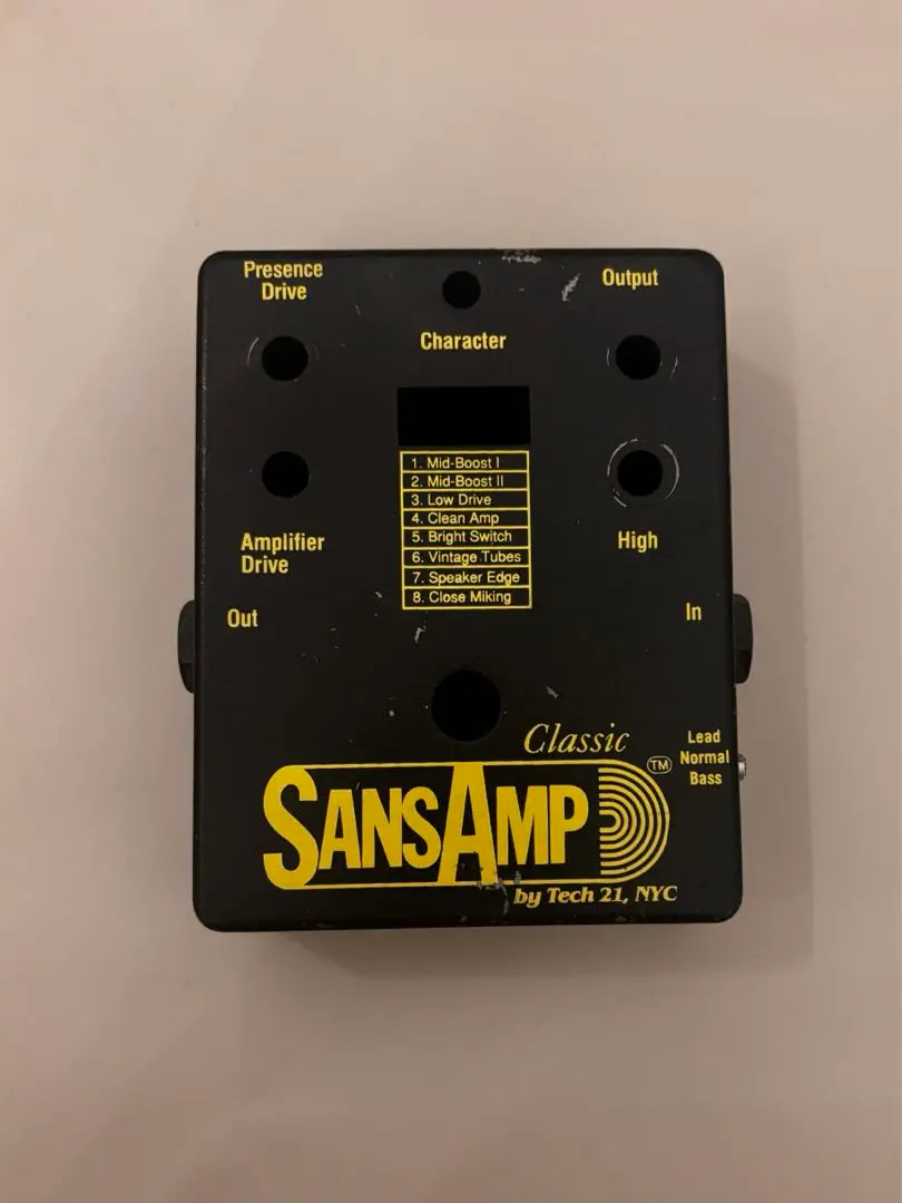 やっぱ値下げします！【未開封品】Tech21 SANSAMP Classic 使用レビュー】Tech21 SansAmp Classic - DreadRock.org