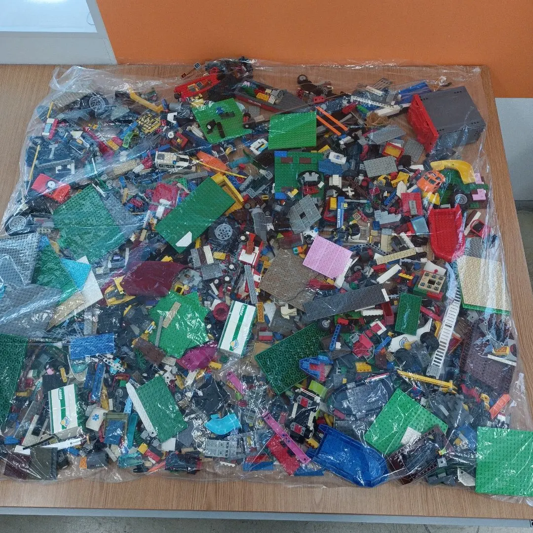 ㉞【瑕疵品・需確認】 LEGO 樂高 積木 約10公斤 大量 組合出售 的縮圖