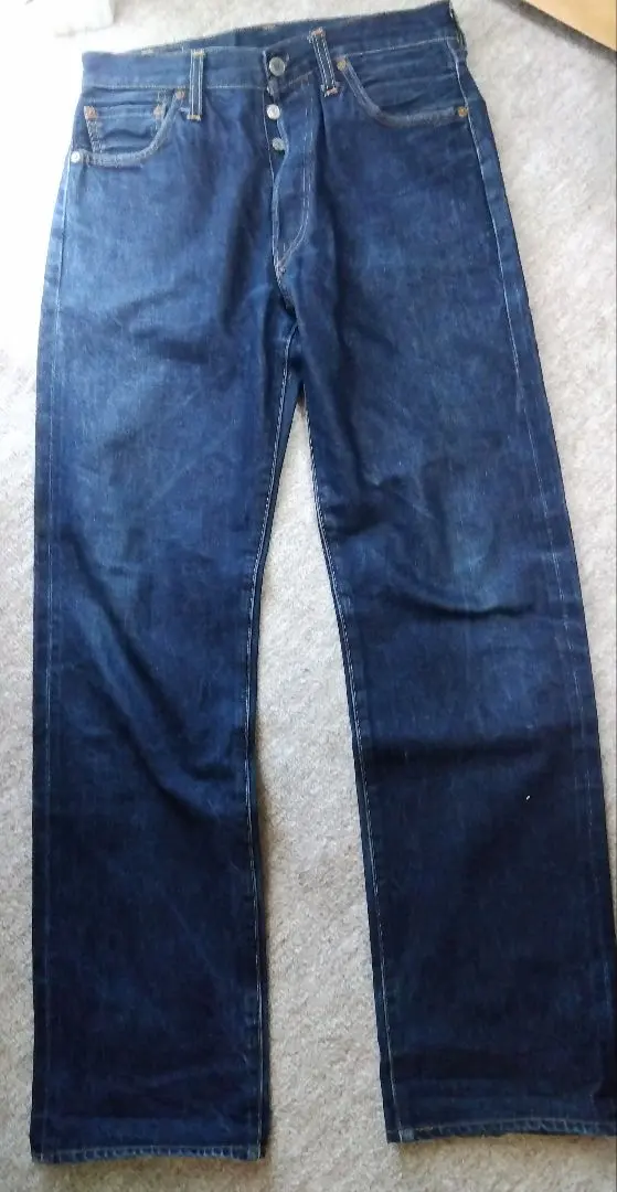 李維斯 牛仔褲 501xx 美國製 深藍 赤耳 55501 巴倫西亞製 的縮圖