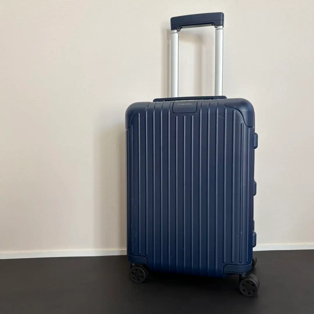 さ*る様 【1回使用美品】Rimowa　Essencial trunkplus Rimowa Original Trunk Plus 105L Marine Blue Carry Case