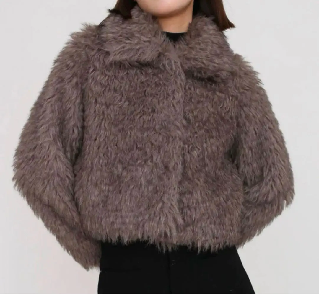 judin ファーコート ブラウン Faux fur coat | Judin