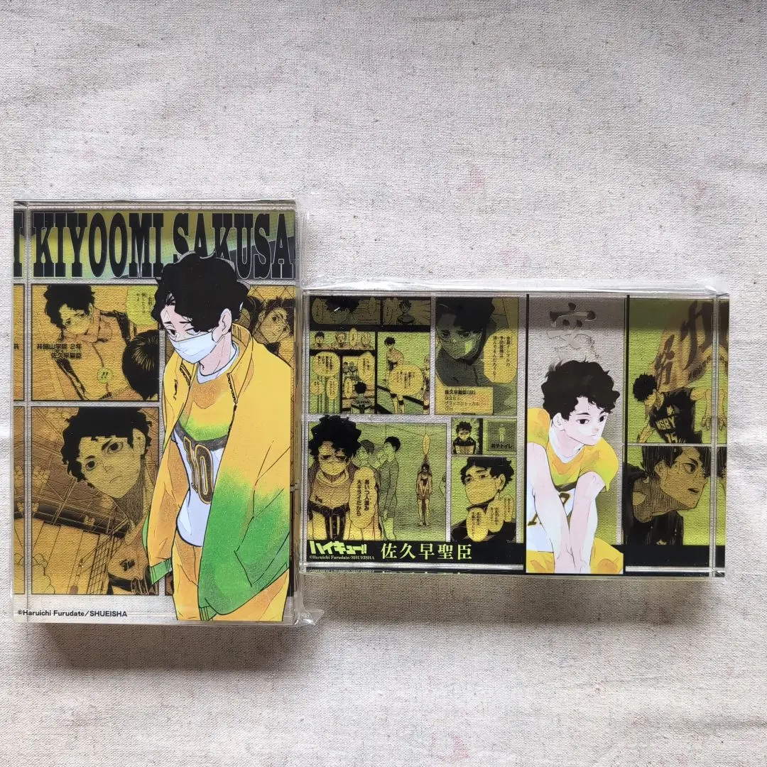 ハイキュー 佐久早聖臣 アクリルブロック カードホルダー タオルストラップ ハイキュー！！』アクリルブロック “HEROES” 佐久早聖臣