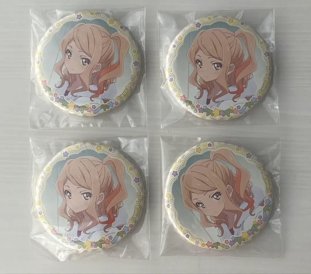 Thumbnail of Aikatsu Stars! Can Badge, Aeon Limited, Mahiru Kasumi, Set of 4