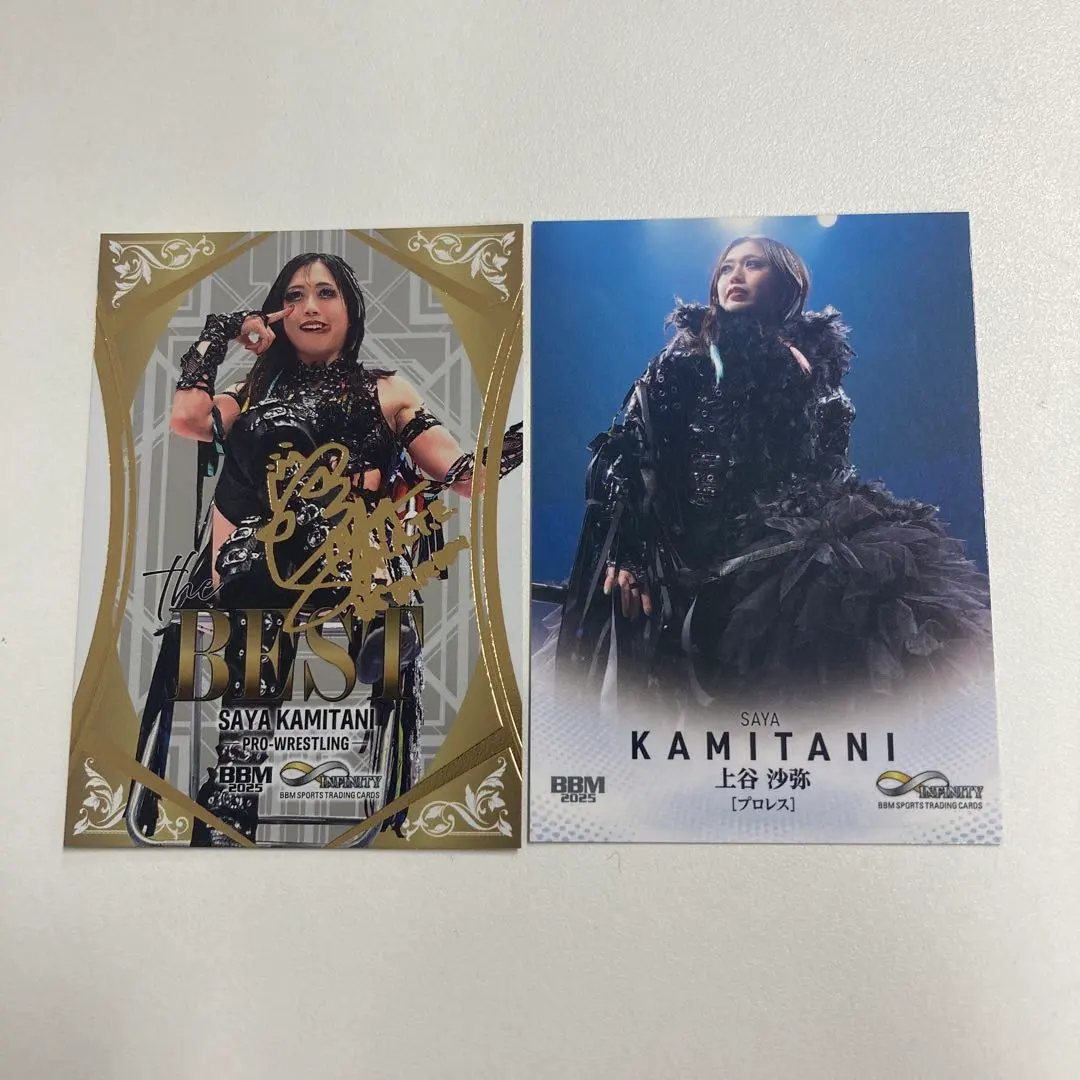 先到先得 BBM 2025 INFINITY 上谷沙弥 金箔簽名卡 2張套組 的縮圖