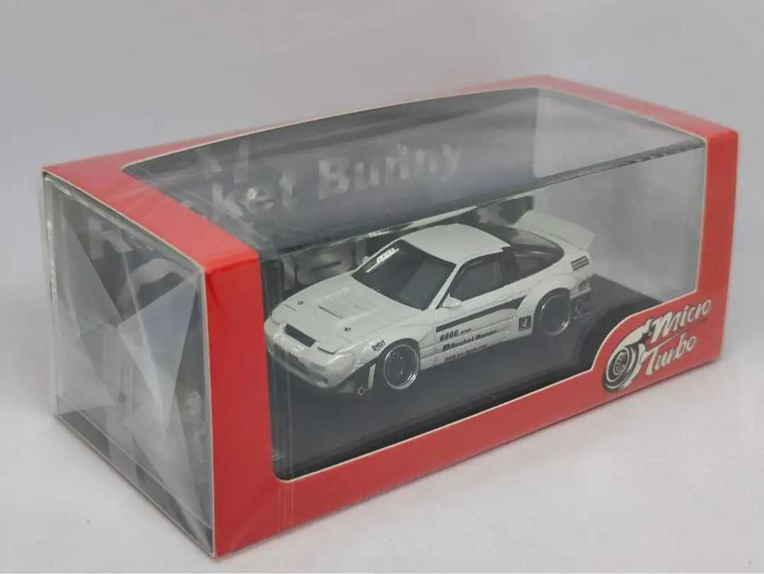 Micro Turbo 1/64 ニッサン 180SX カスタム仕様 シルバー Microturbo - 1/64 Custom 180SX - Metalic Silver