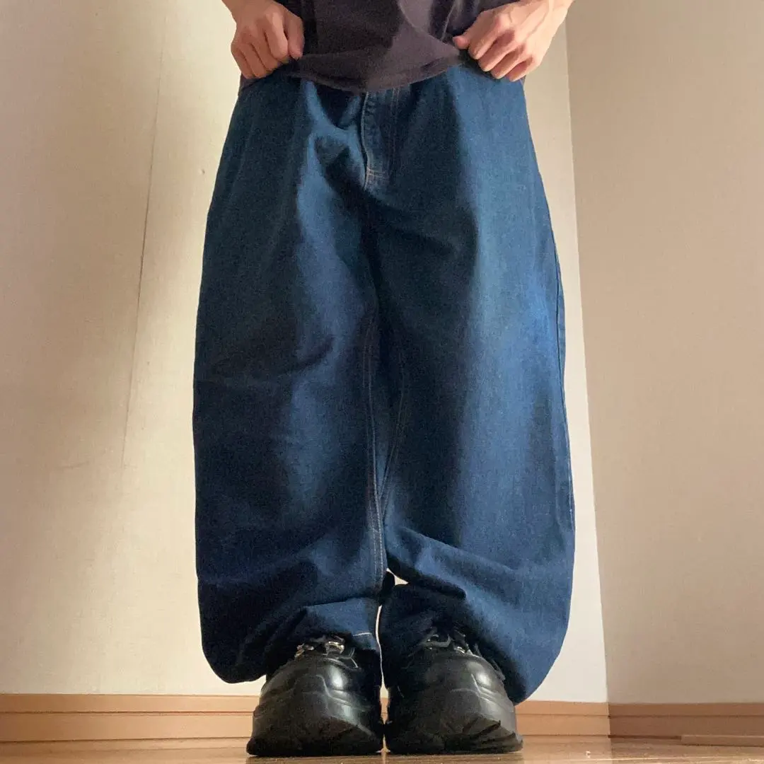 Thumbnail of 00s Extremely wide archive buugy denim pants y2k tech