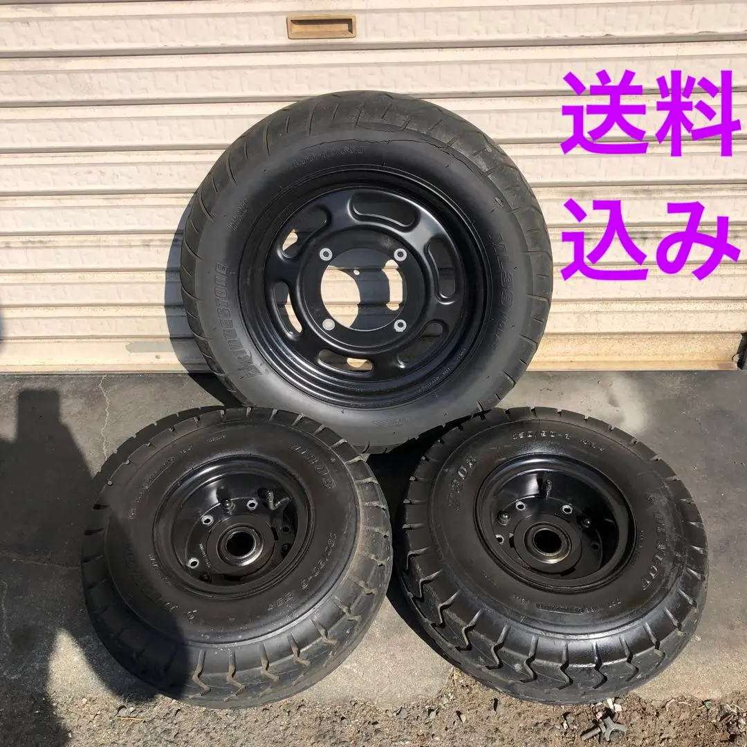 鈴野助さん専用　ジャイロキャノピー フロントリア ホイール 3本セット 2025年最新】ジャイロキャノピー フロントホイールの人気