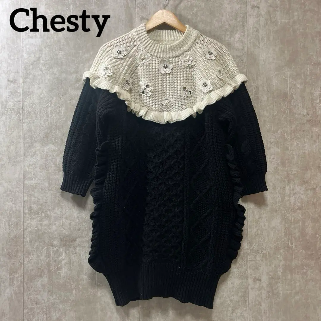 Chesty - チェスティ　ケープニット 2025年最新】chesty ニットケープの人気アイテム - メルカリ