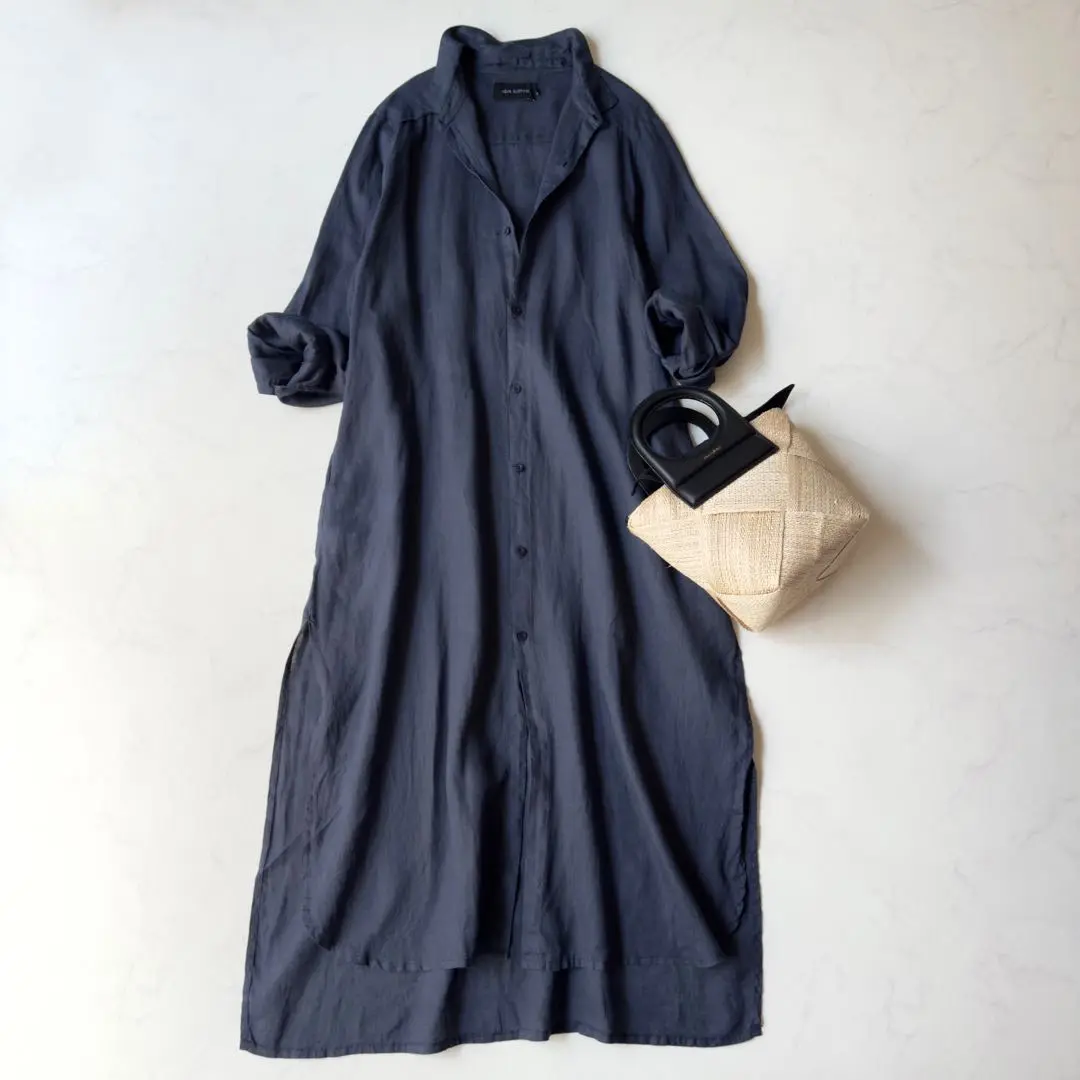 未使用級✴︎24SS ジョインクローズ ドゥーズイエムクラス シャツワンピース 夏 DEUXIEME CLASSE - 未使用級♡24SS ジョインクローズ ドゥーズイ