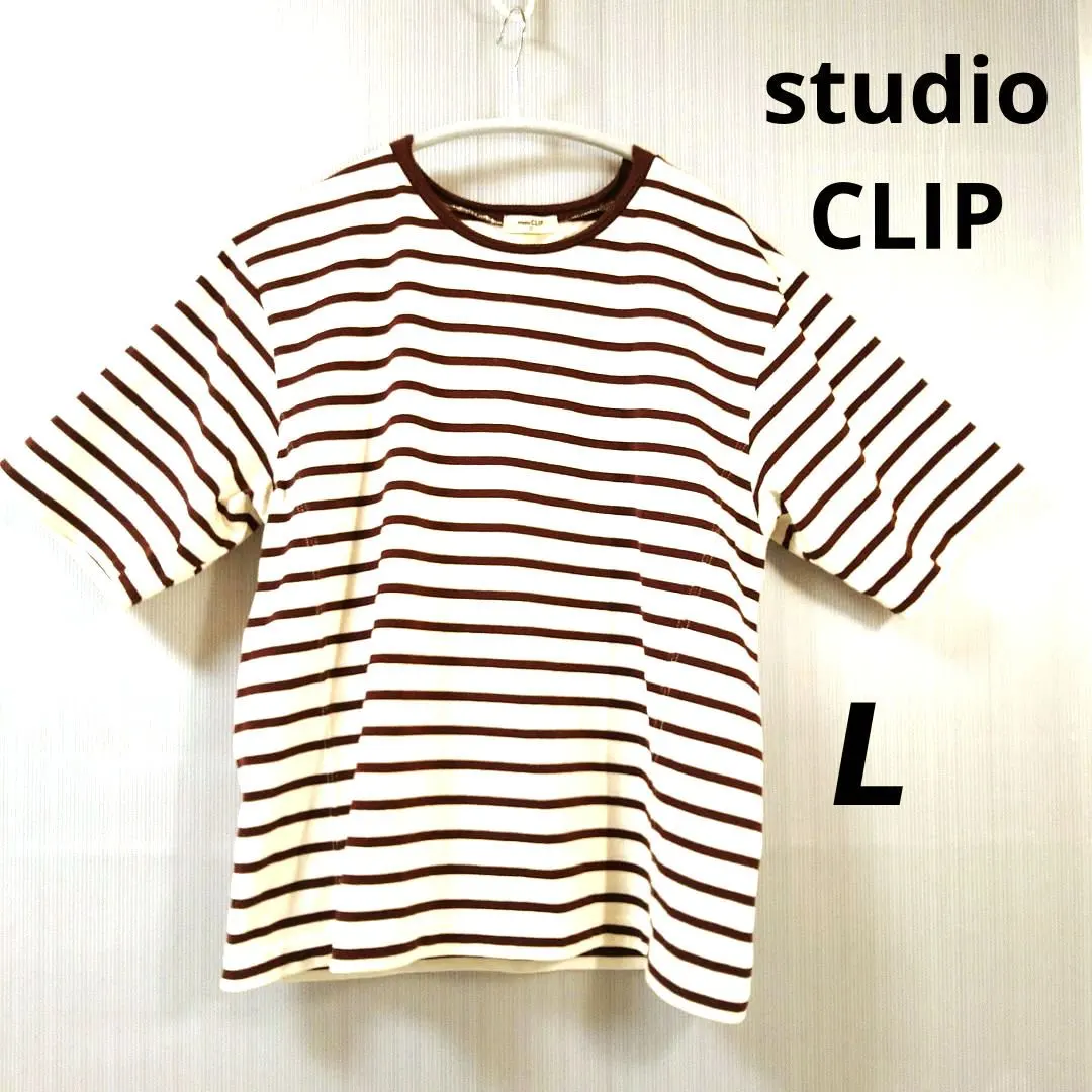 Thumbnail of studioCLIP ✨ Striped Short Sleeve T-shirt L