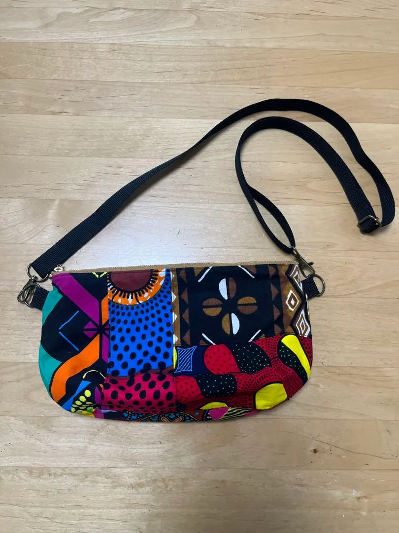 Thumbnail of Shoulder bag, African fabric, handmade