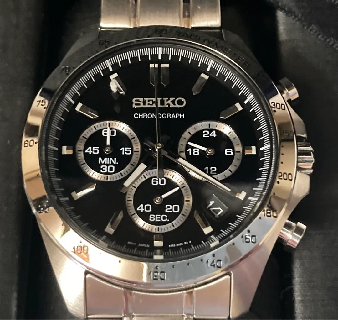 SEIKO クロノグラフ 100M防水 時計　最終値下 SEIKOセイコー クロノグラフ100M防水腕時計の買取実績 | 買取