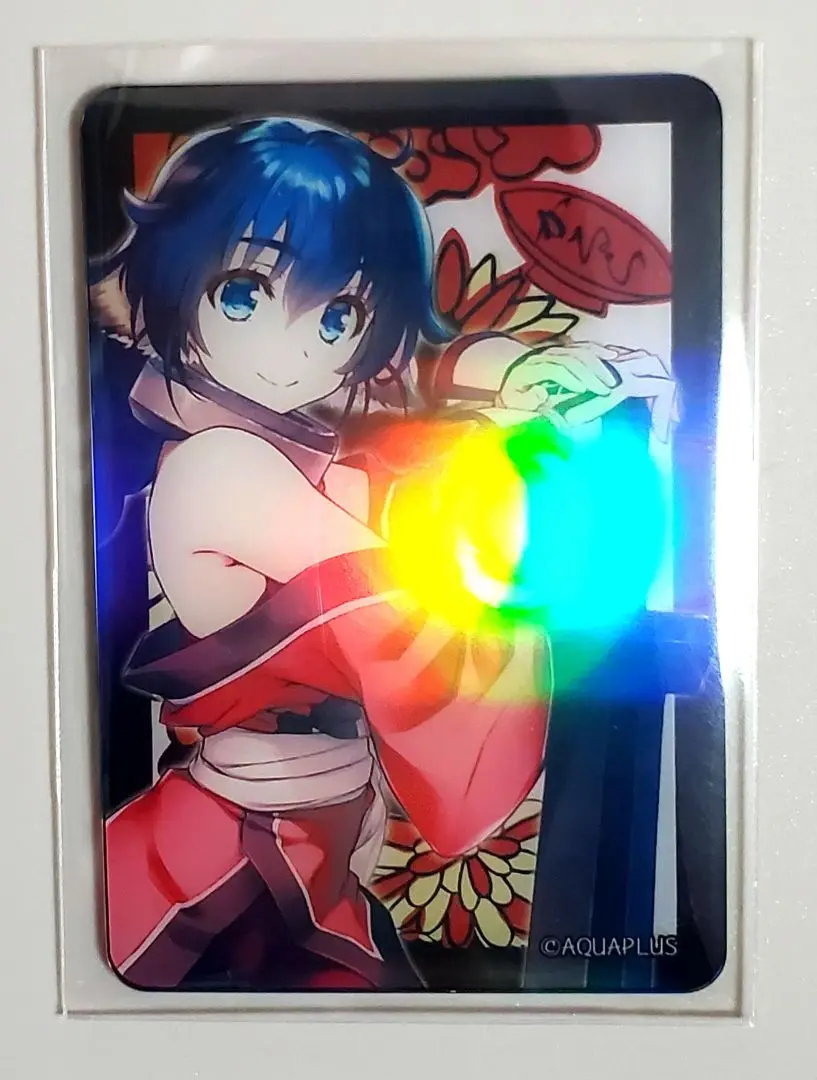 未使用 うたわれるもの ロストフラグ 京都飾り扇子 カルラVer. アクスタ 未使用 うたわれるもの ロストフラグ 京都飾り扇子 カルラVer