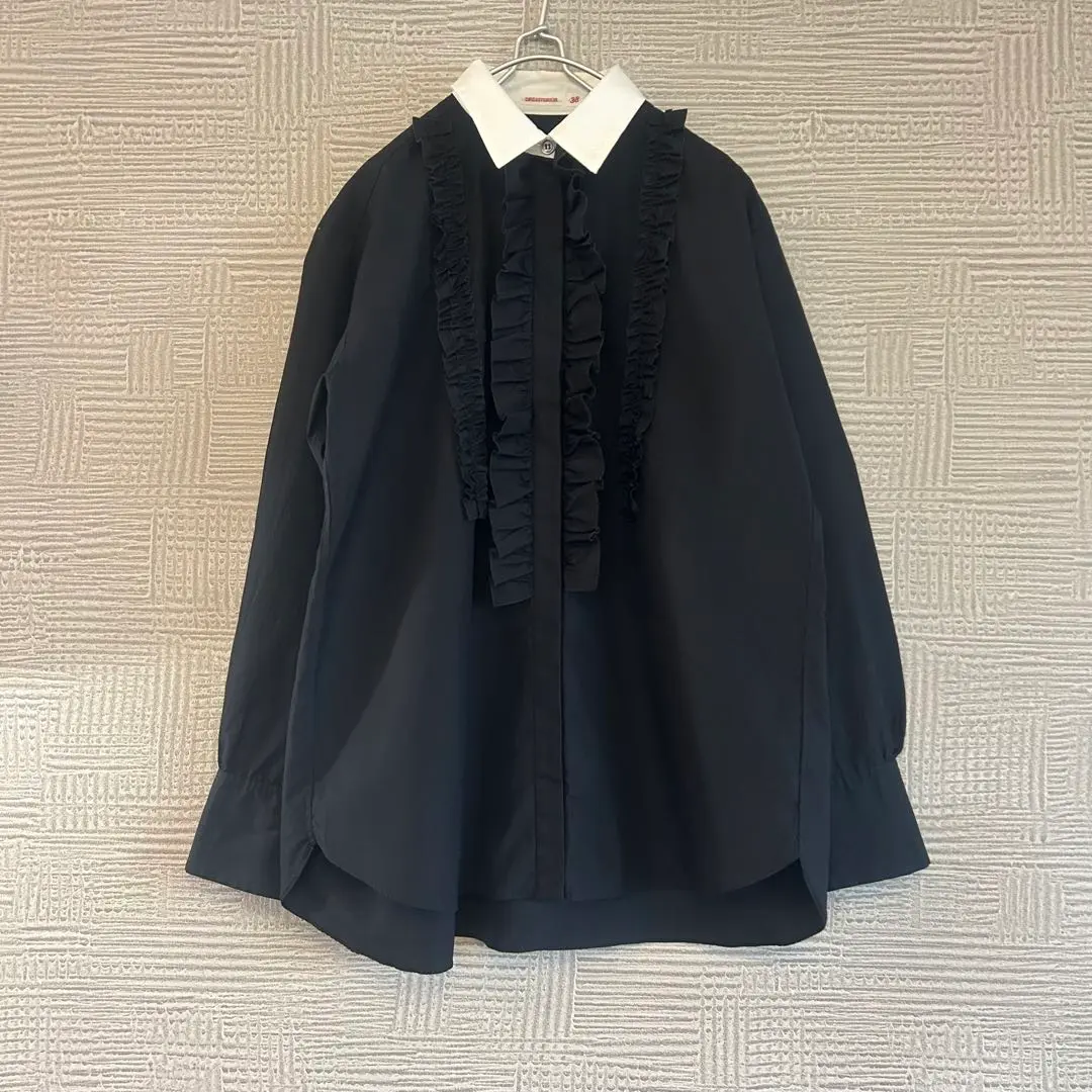 DRESSTERIOR - 【CLASSY.12月号掲載】フリルブザムシャツ　タグ付き　新品未使用 DRESSTERIOR 【CLASSY.12月号掲載】フリルブザムシャツ - メルカリ