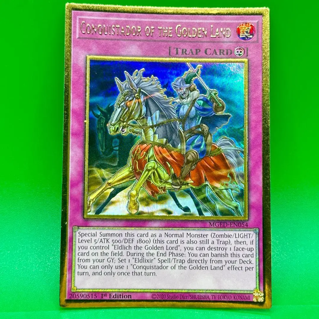 英語版 遊戯王 黄金郷のワッケーロ 文字ズレ エラーカード