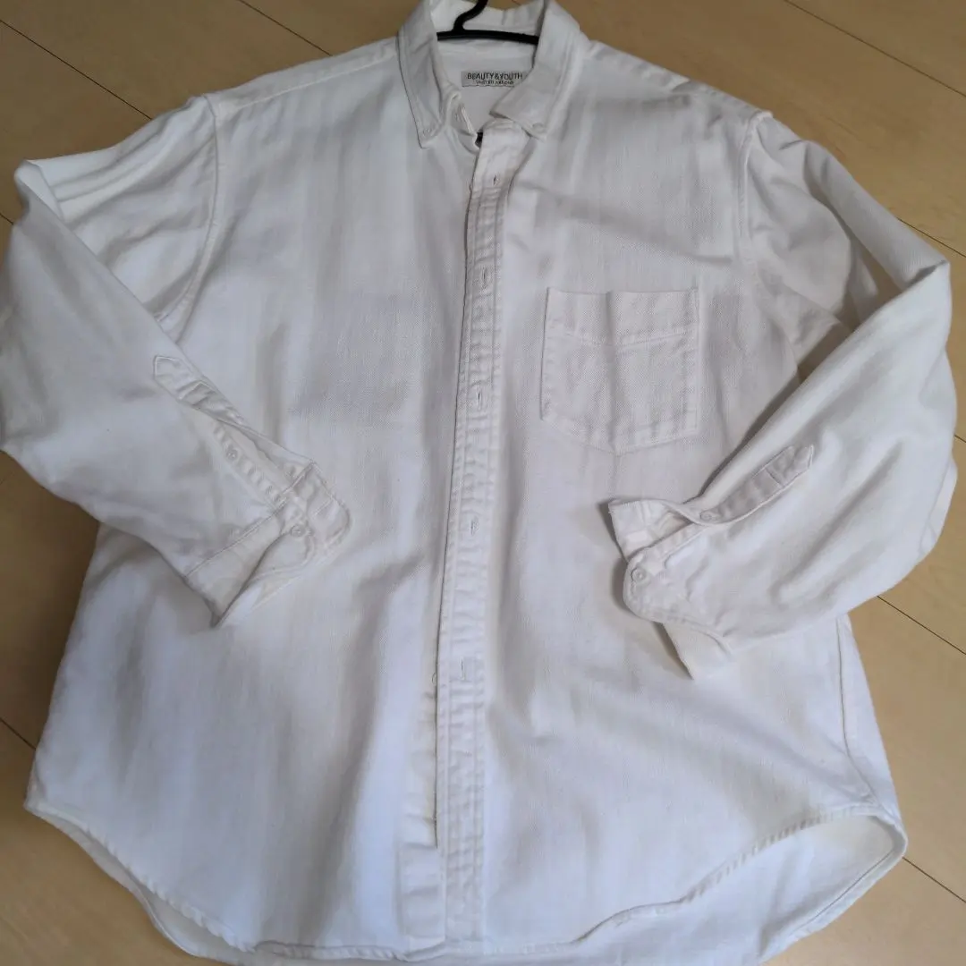 Thumbnail of BEAUTY&YOUTH White Denim Shirt, Size L