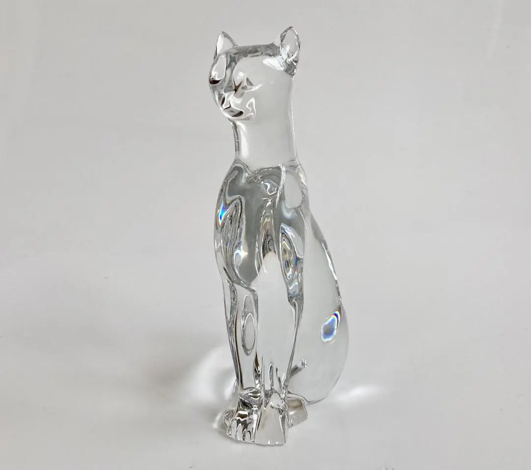 バカラ エジプシャンキャット クリスタル オブジェ 猫 フィギュリン バカラ エジプシャンキャット クリスタル オブジェ 猫 フィギュリン