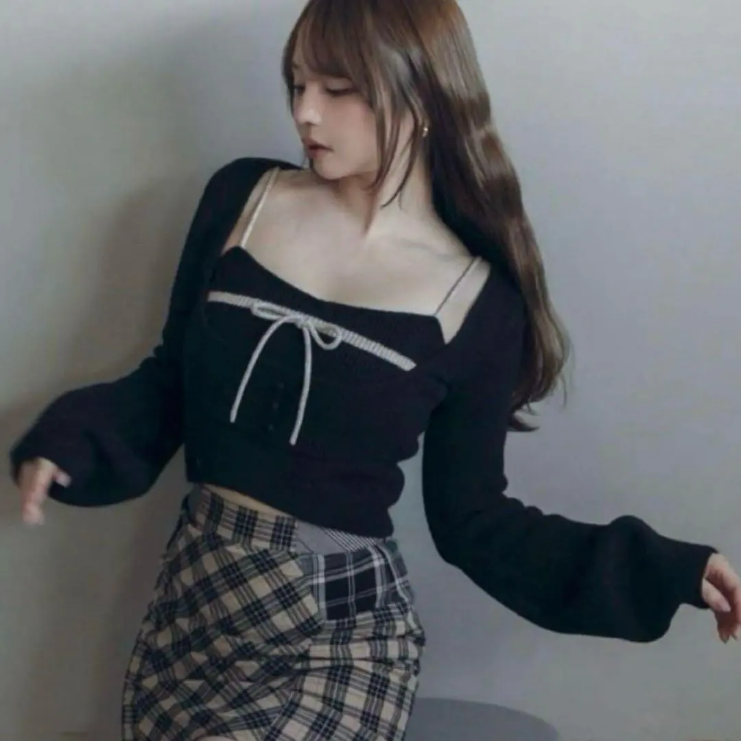 Thumbnail of andmary Natalie ribbon set black