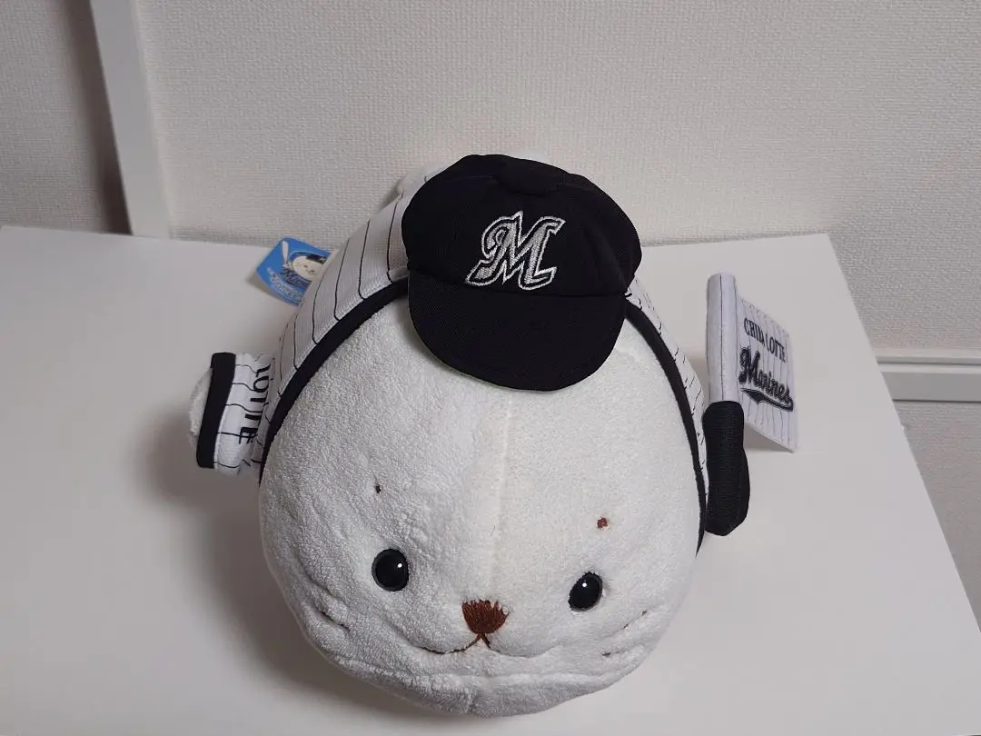 千葉ロッテマリーンズ　しろたん　ぬいぐるみ　マスコット　キーホルダー 千葉ロッテマリーンズ しろたん ぬいぐるみ キーホルダー