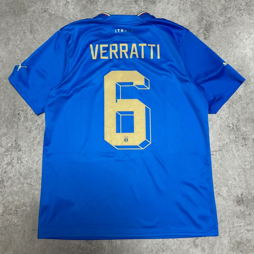【正規品】新品　Euro2020 イタリア代表　ユニフォーム　フルパッチ 受注販売】PUMA 21-22 イタリア代表H EURO2020パッチセット