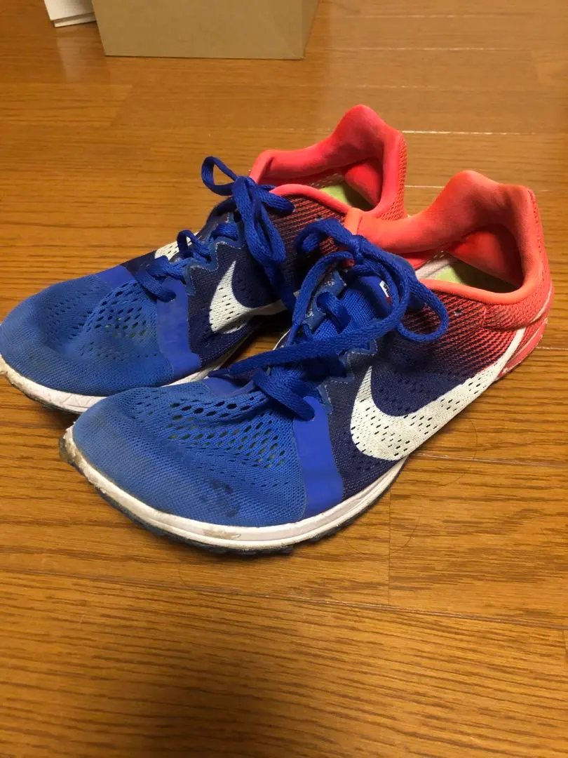 廃盤 NIKE ズームストリーク lt 3 ナイキ 陸上 シューズ 新品 25 NIKE ズームストリークLT3 青/黒/オレンジ 26.0cm - メルカリ