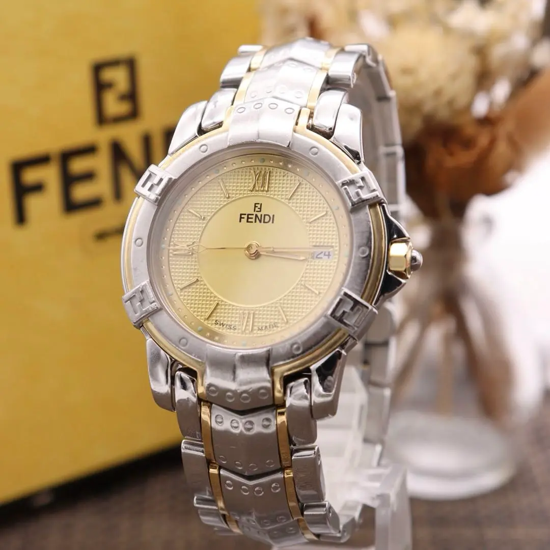 美品 FENDI フェンディ 3500G スイス製 新品電池 メンズ腕時計 2025年最新】フェンディ 3500Gの人気アイテム - メルカリ