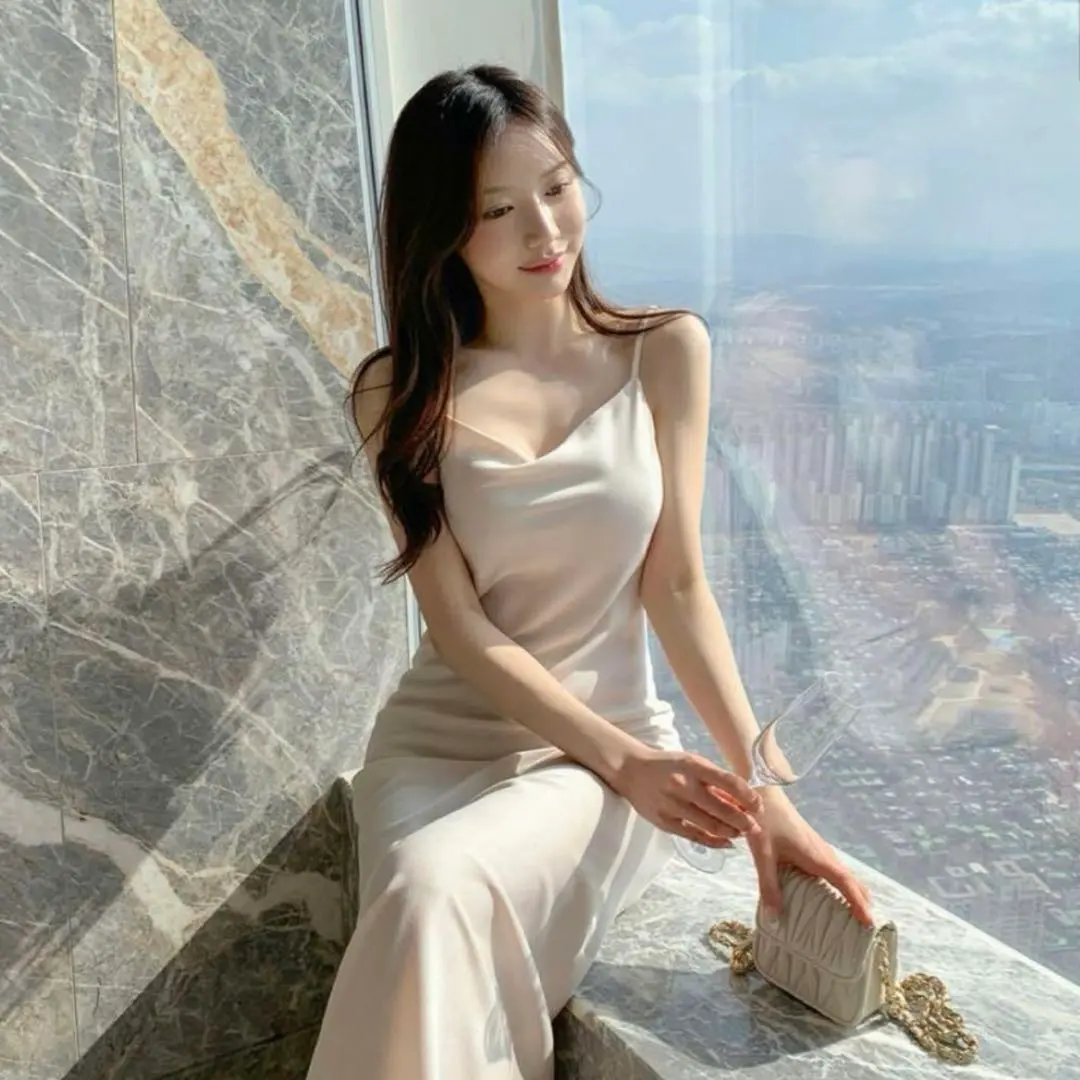 Thumbnail of Dholic Satin Mermaid Cami Dress