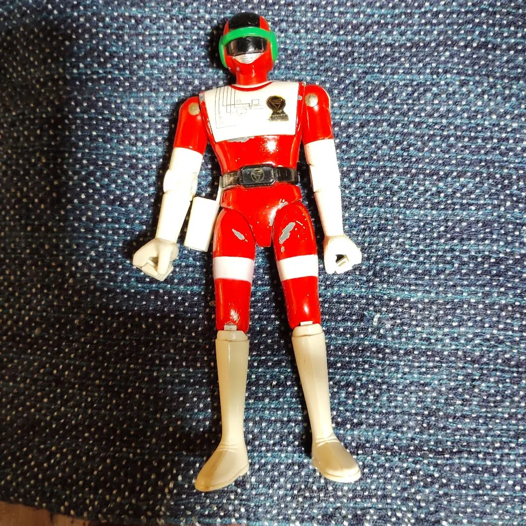 Thumbnail of Bioman Chogokin (Die-cast Metal) Sentai Hero Figure - Red - 1984