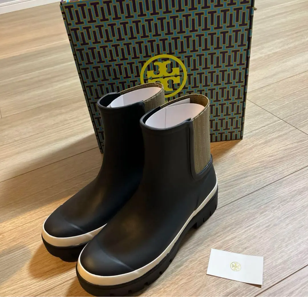 新作【TORY BURCH】ソールがカワイイ ☆ ANKLE レイン ブーツ