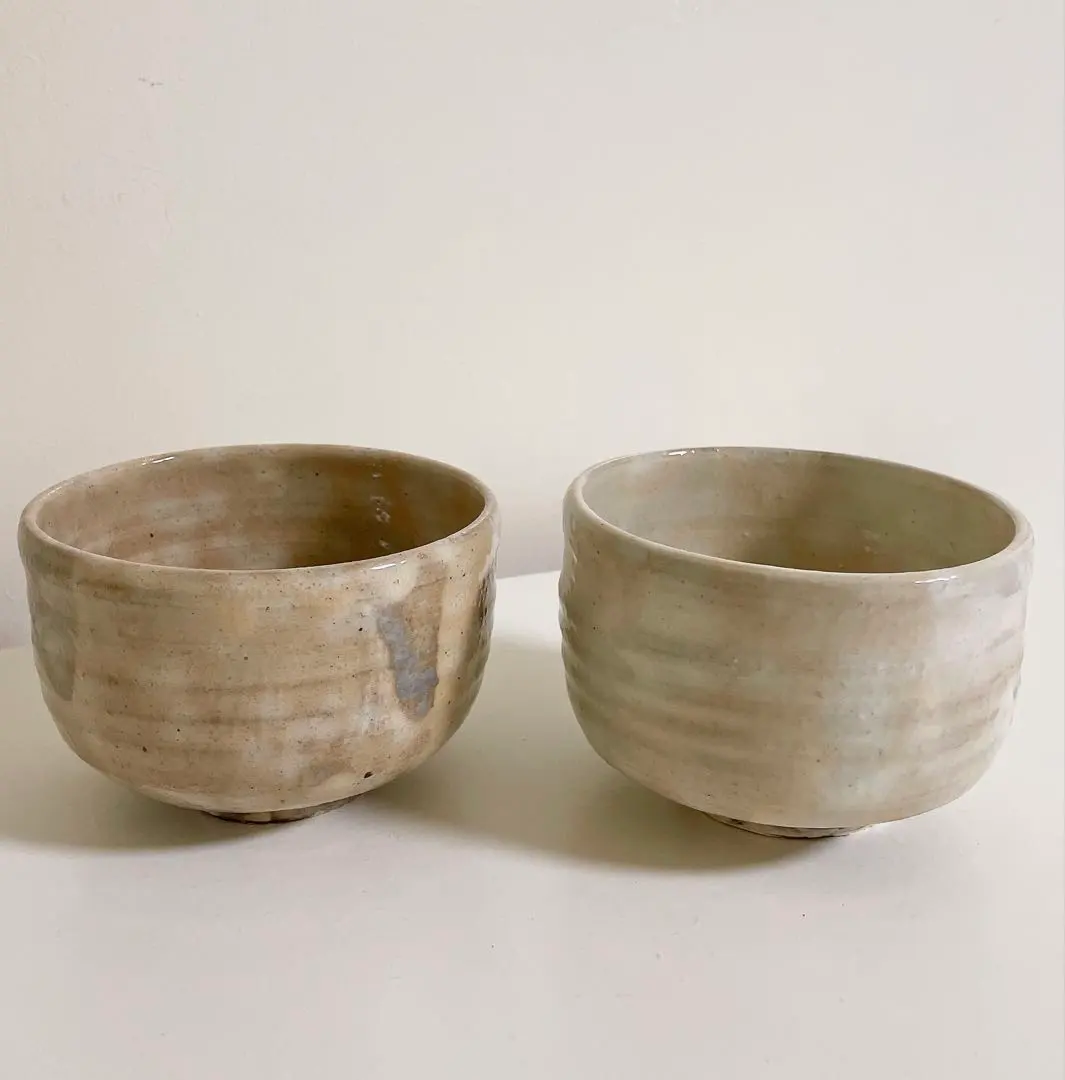 Thumbnail of Matcha bowl, rice bowl, artist, ceramic, new, 2-piece set