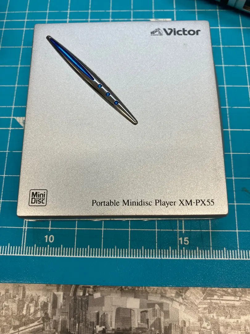 Victor☆ポータブルMDプレーヤー XM-PX55-A （動作確認済み） 超美品 新品級 Victor ビクター ポータブルMDプレーヤー XM-PX55
