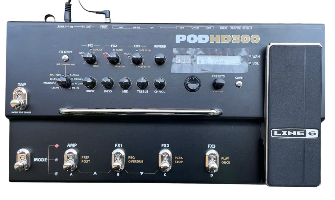 LINELine6 POD アンプシミュレーター HD300 LINE6 アンプシミュレーター POD HD300 - オレンジマーケット