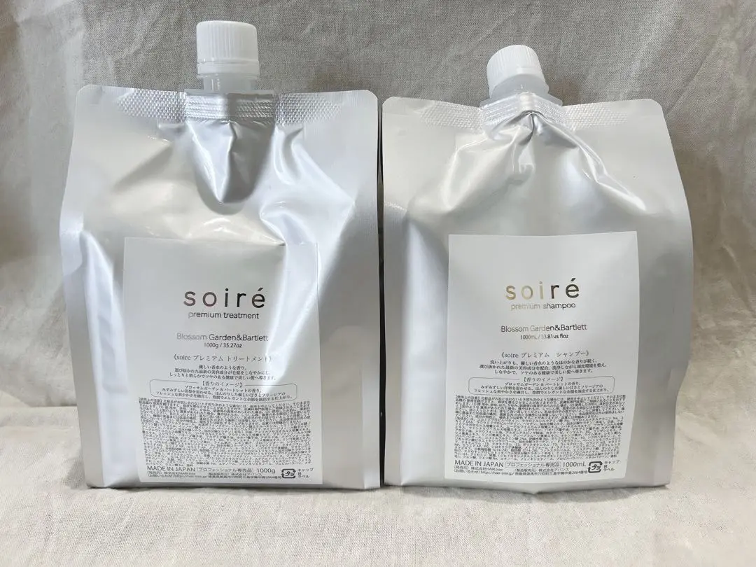 夏キャン早い者勝ち【正規品 ]soireシャンプー&トリートメント レフィル 公式】soiré ソワレ シャンプー&トリートメント 詰め替えセット