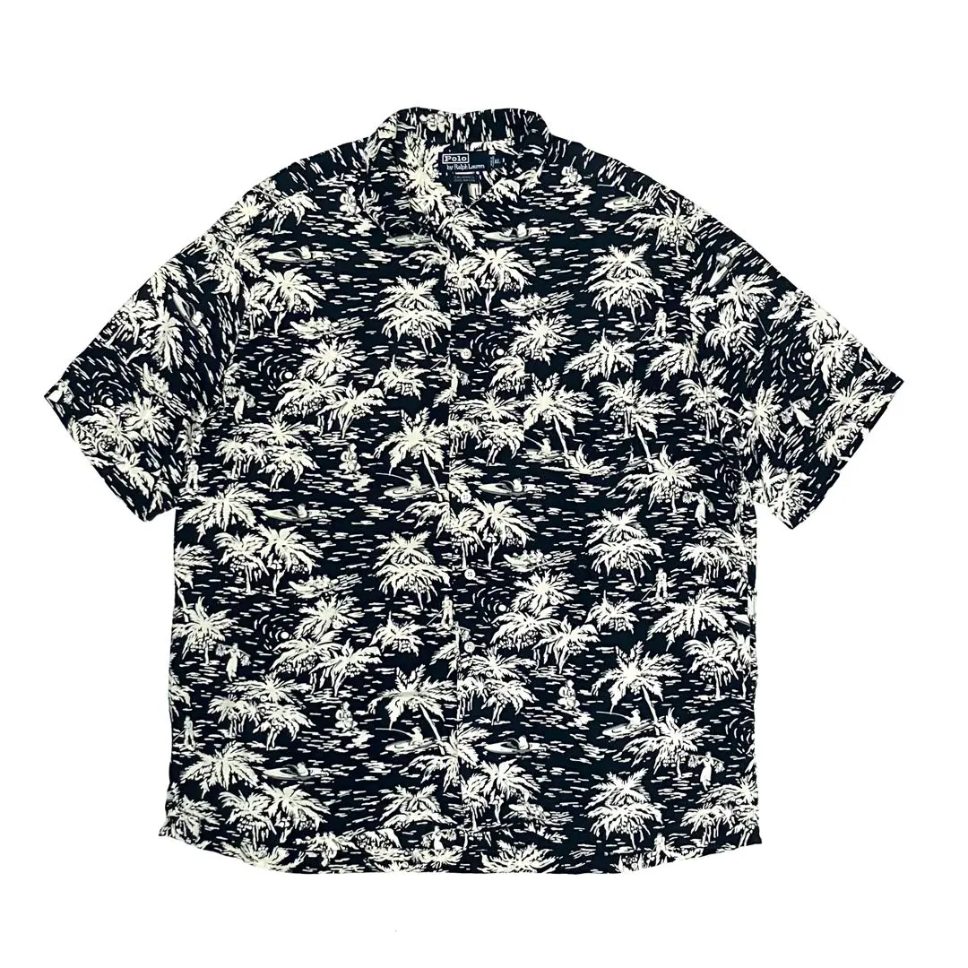 Thumbnail of XL Polo Ralph Lauren Caldwell Short Sleeve Shirt Aloha Pattern Beach All-Over Print