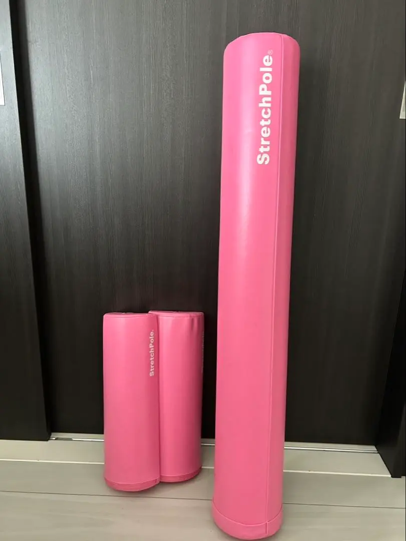 StretchPole ヨガポール 紫(EX)ピンク(MX)セット ストレッチポールMX(ピンク)株式会社LPN : ストレッチポールLPN