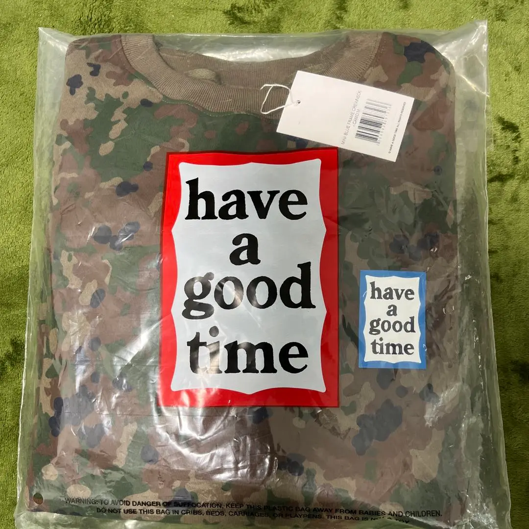 have a good time 迷彩柄Tシャツ 激レア ブラック｜Yahoo!フリマ