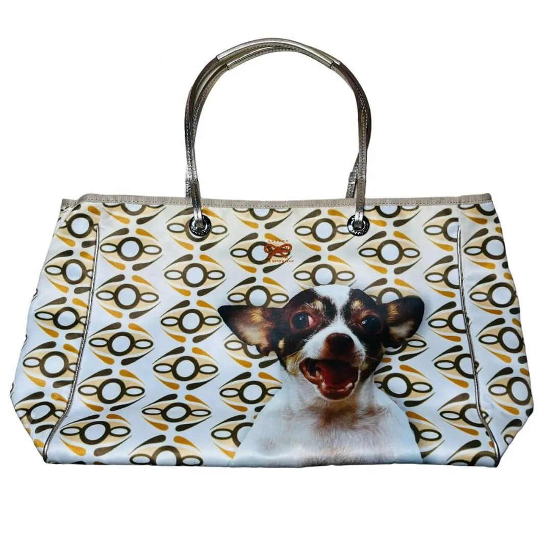 ANYA HINDMARCH アニヤハインドマーチ　ハンドバック　チワワ　動物 中古・古着通販】ANYA HINDMARCH (アニヤ・ハインドマーチ