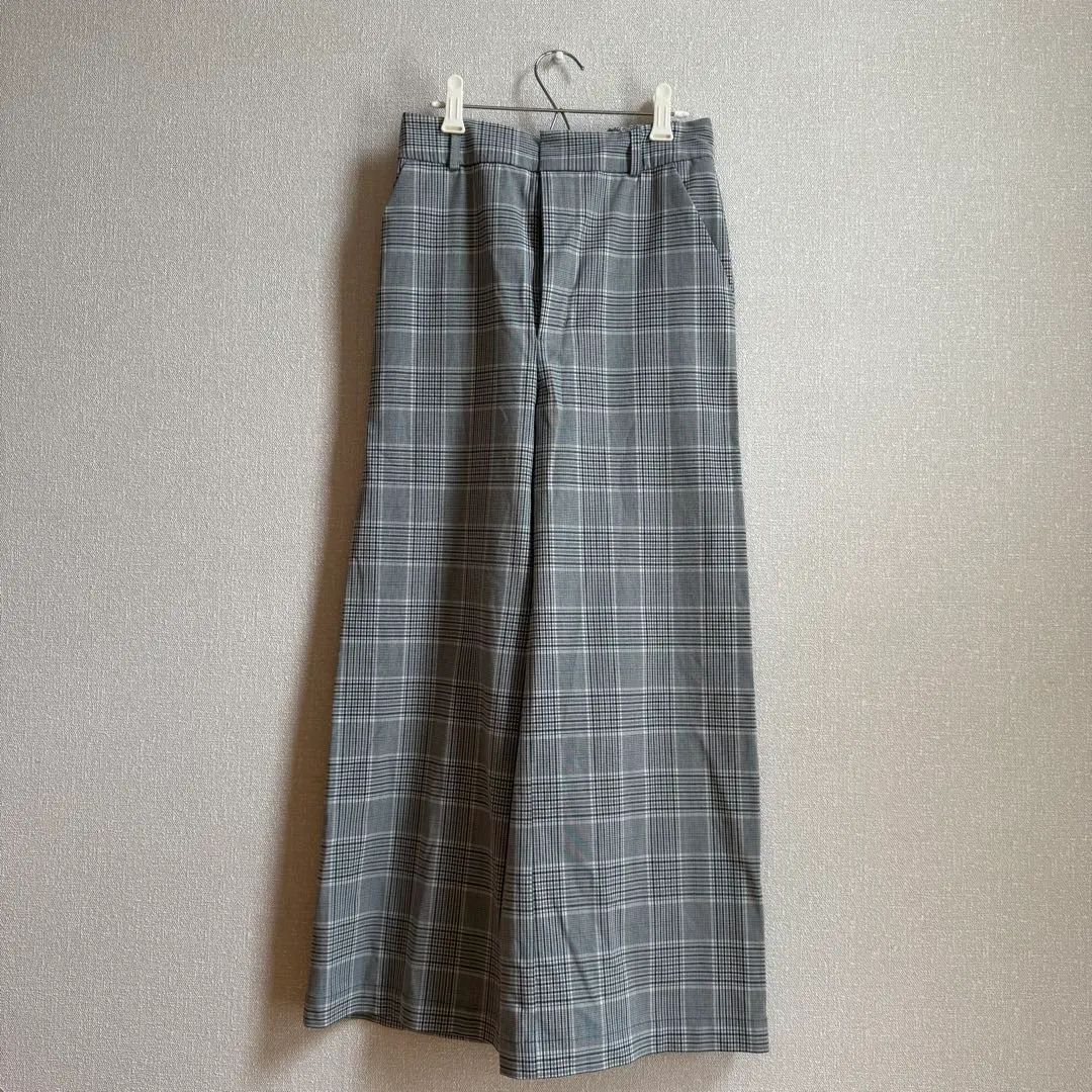 Thumbnail of GU Gray-toned Check, Elastic Waist