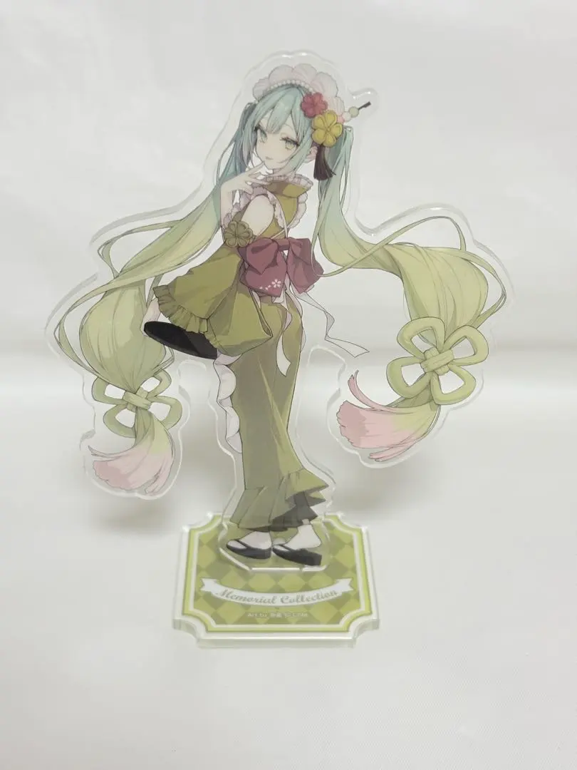 Thumbnail of Hatsune Miku Akakura Minna no Kuji Matcha Parfait Acrylic Stand - Excellent Condition